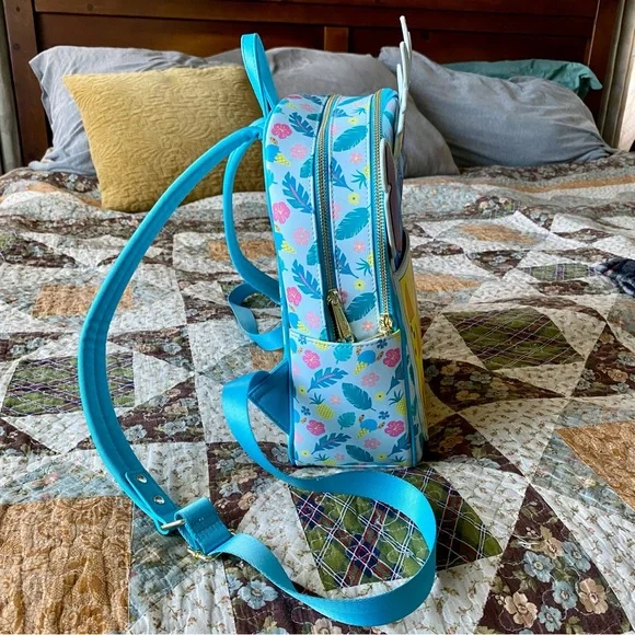 Loungefly Disney Lilo & Stitch peekaboo Pineapple Mini Backpack aloha cute - Picture 3 of 9